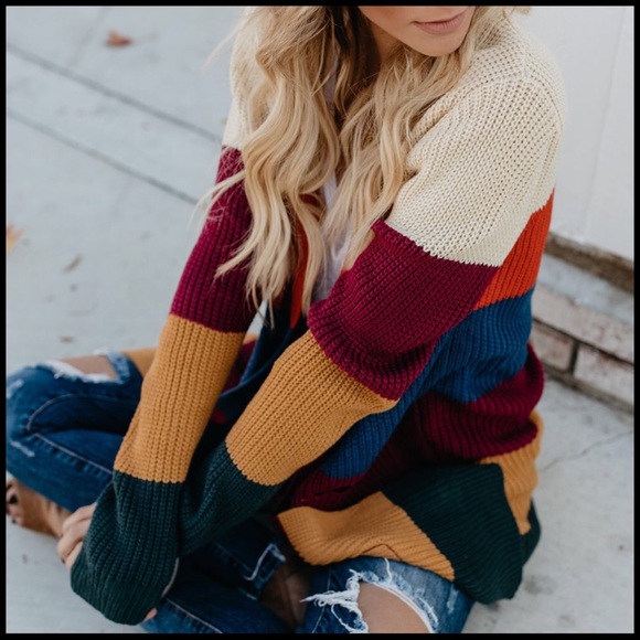 Autumn Stripes Cardi - Picture 3 of 7